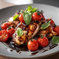 Kipfilet met Balsamico en Tomaten: een smaakexplosie!