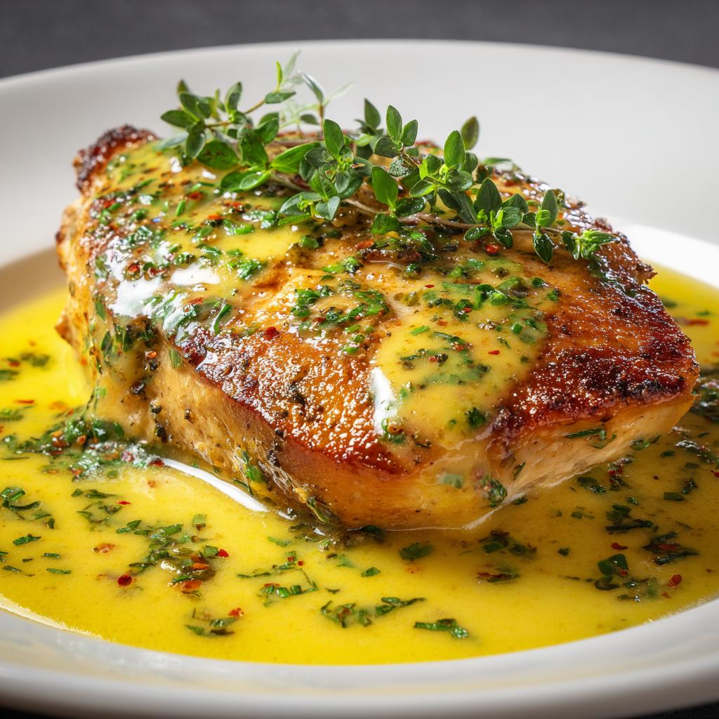 Kipfilet met Mosterd-Kruidenboter