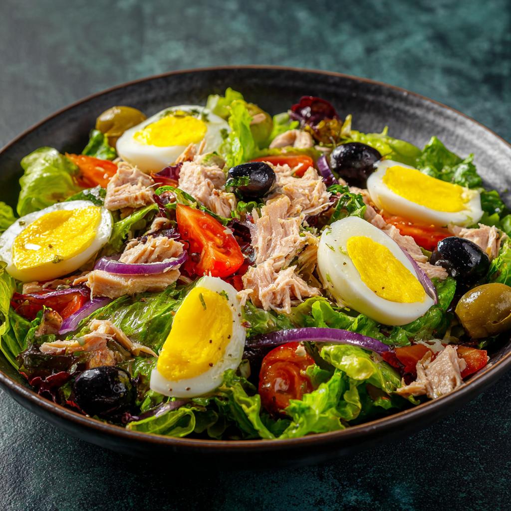 Tonijnsalade met Eieren en Olijven - detail 1