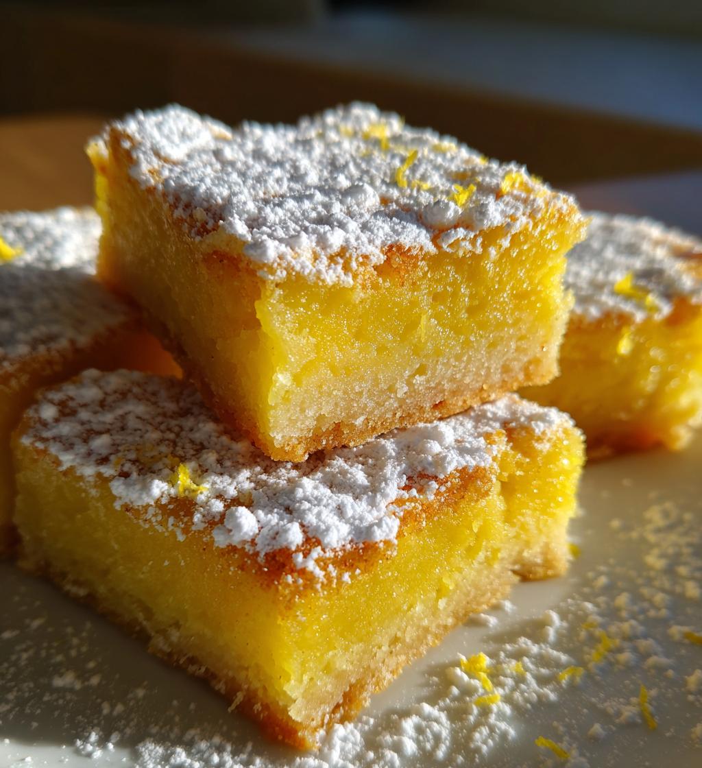 creamy lemon squares