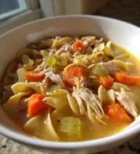 crockpot chicken noodle soup