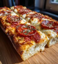 garlic bread pizza