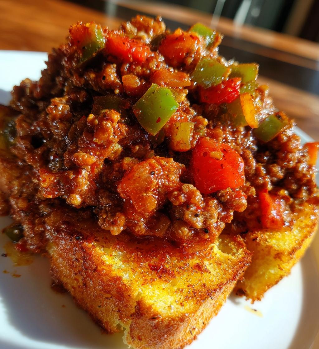 garlic toast sloppy joes