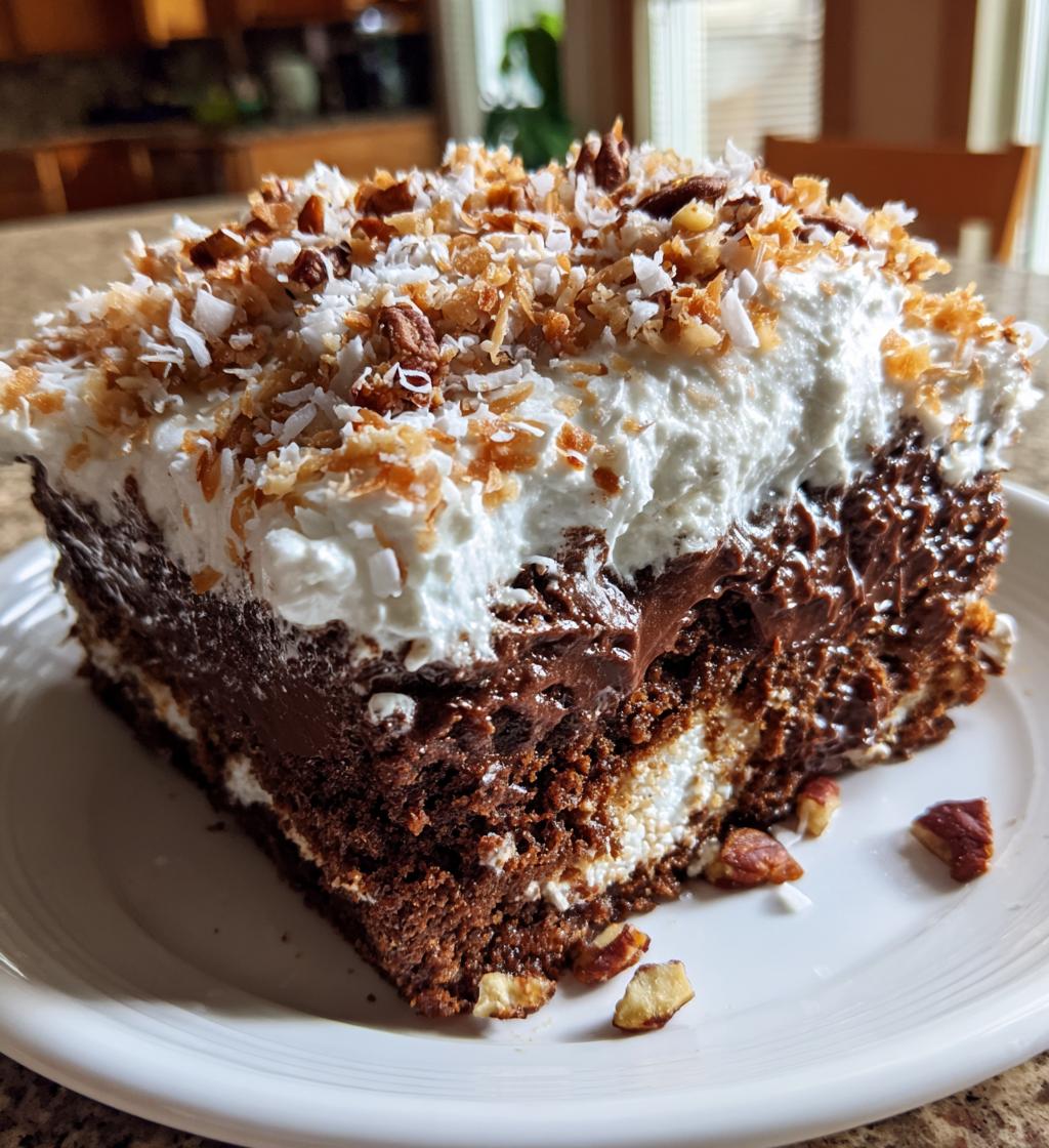 german chocolate poke cake recipe