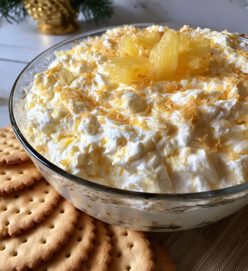 nilla wafer pineapple dip - detail 1