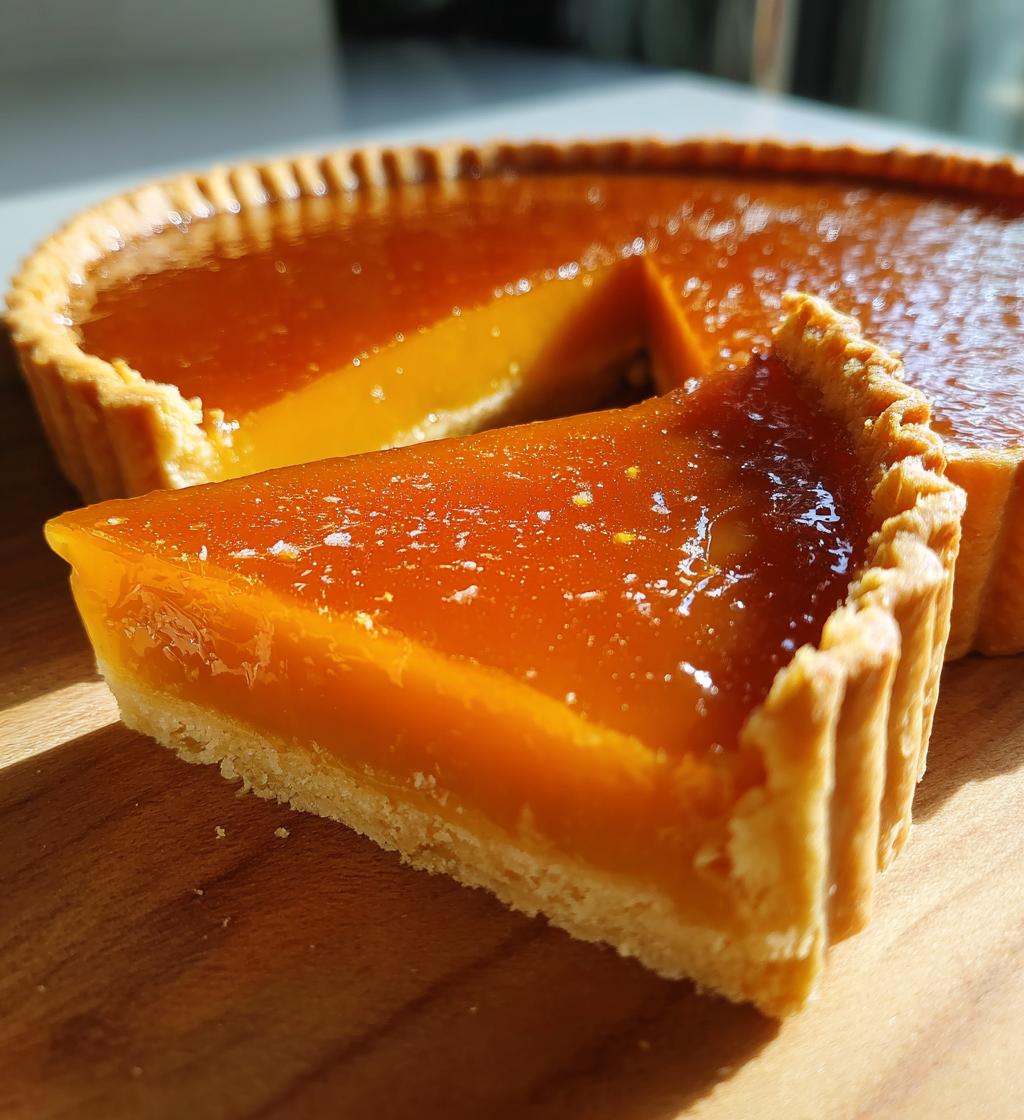 old school butterscotch tart