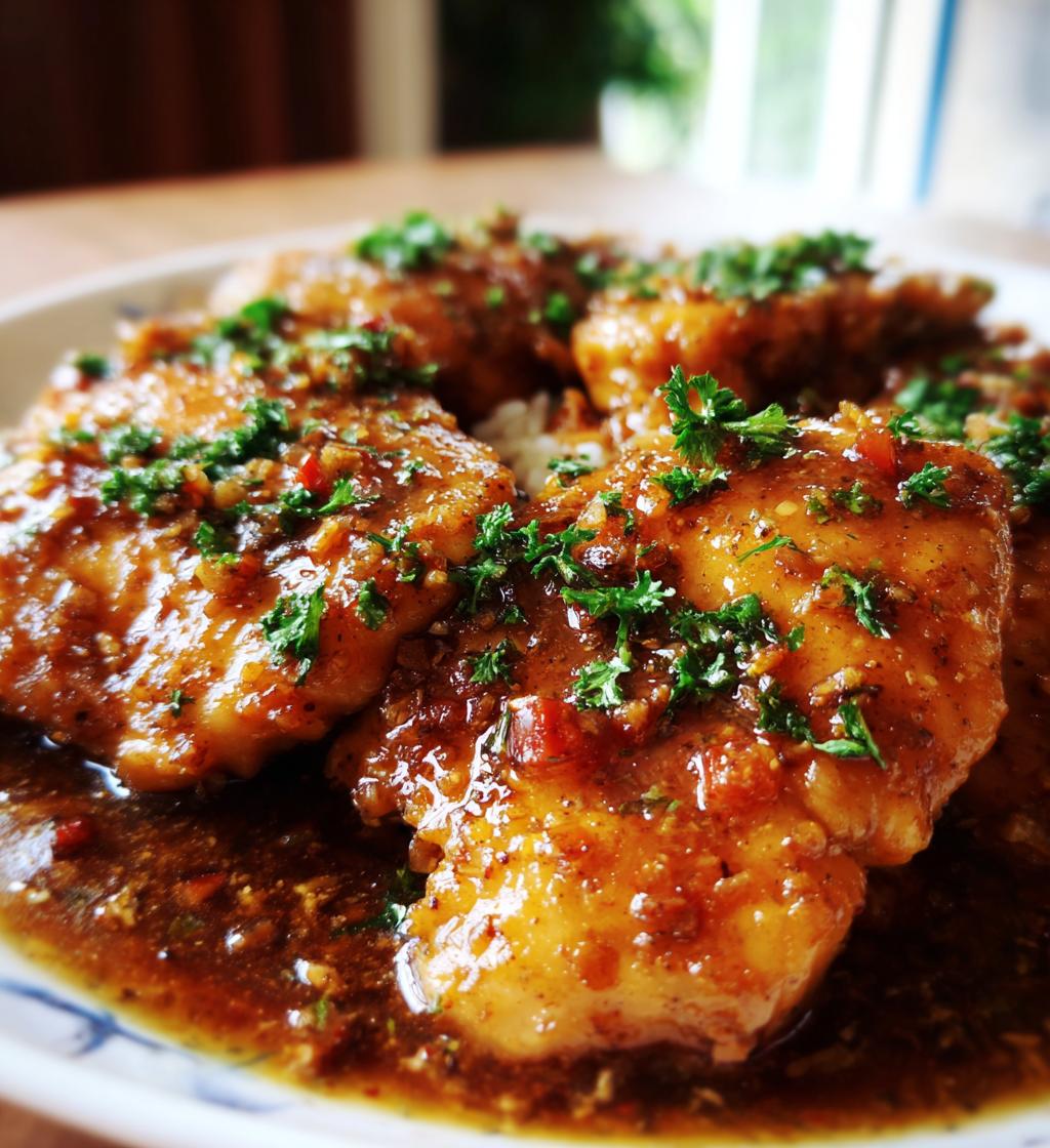 slow cooker brown sugar garlic chicken