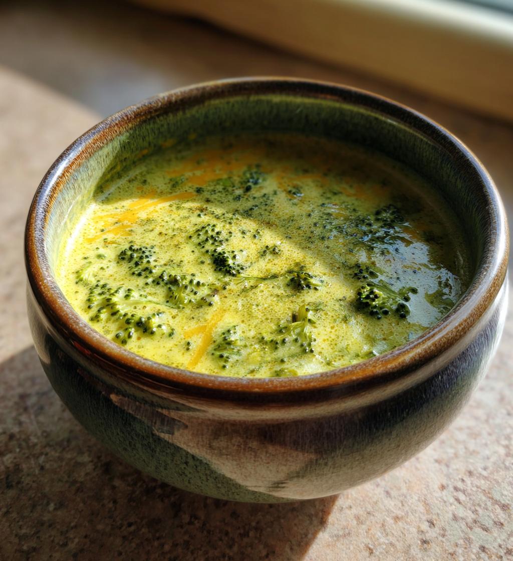 brócoli cheddar soup