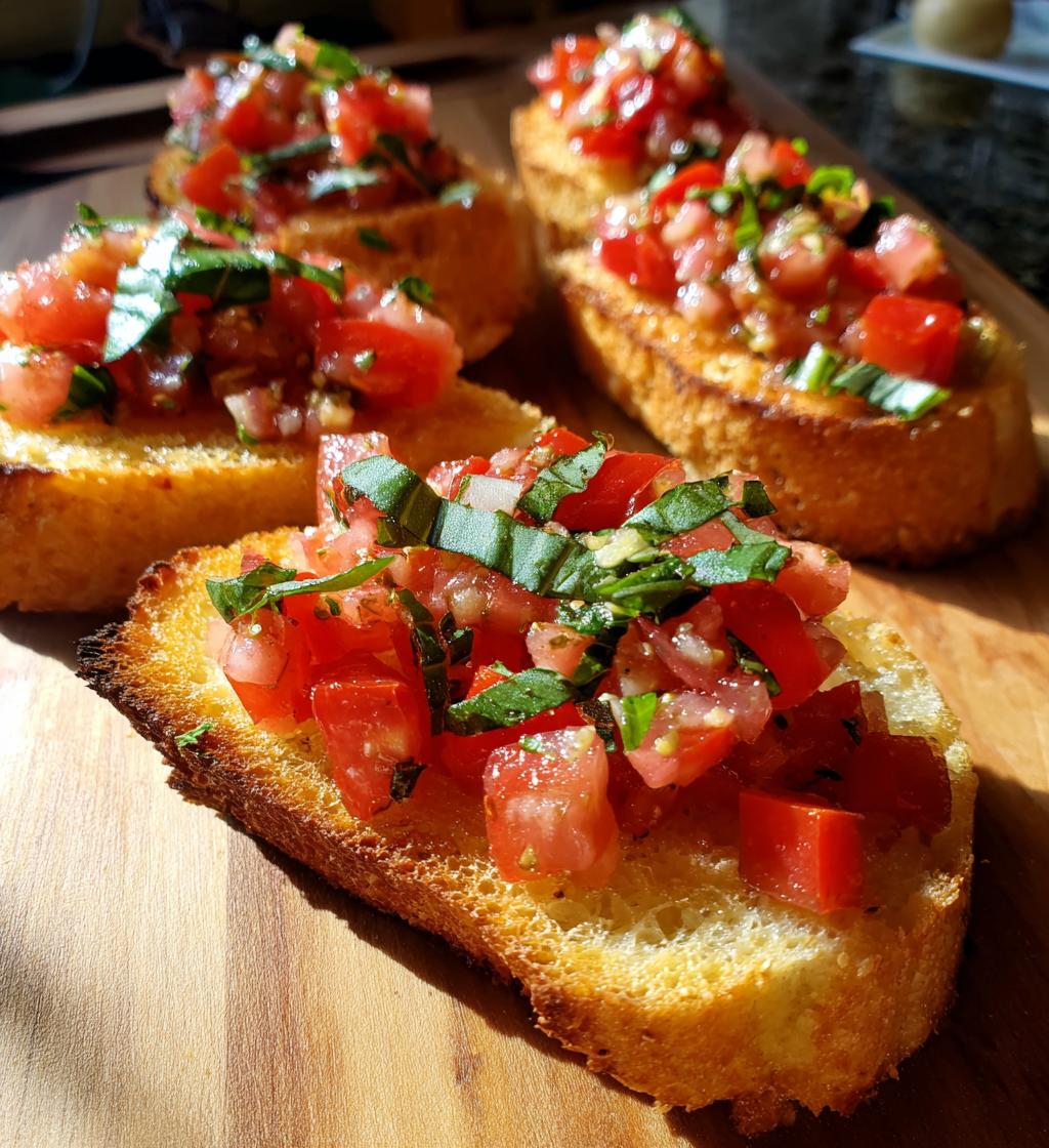 bruschetta appetizers