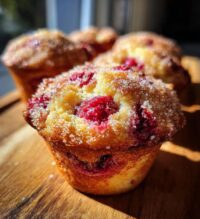 buttermilk raspberry muffins