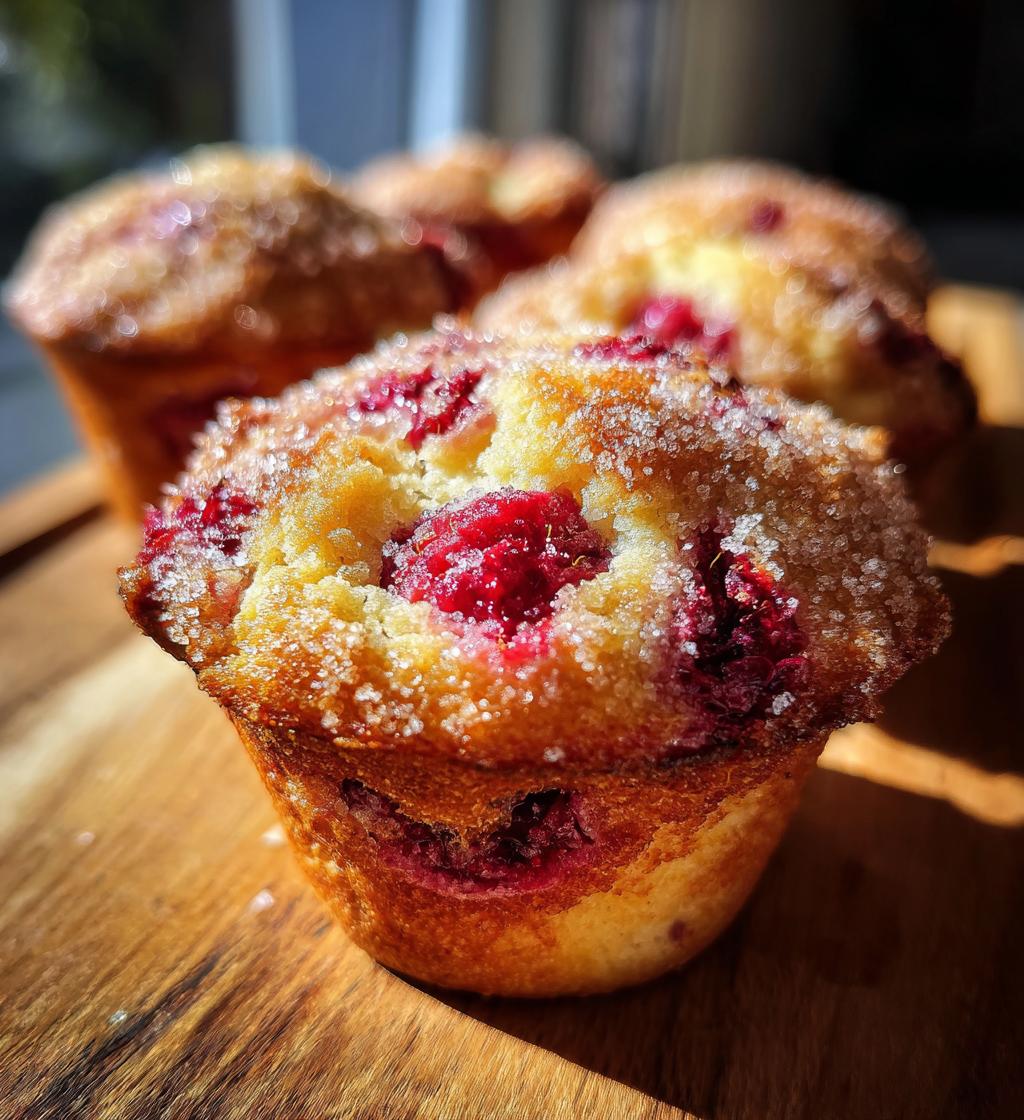 buttermilk raspberry muffins