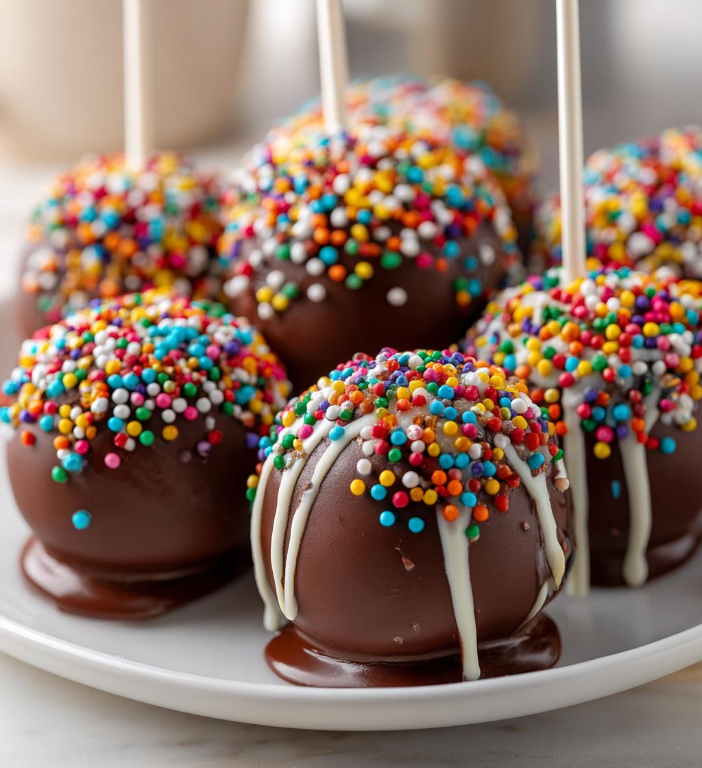 cake pops christmas