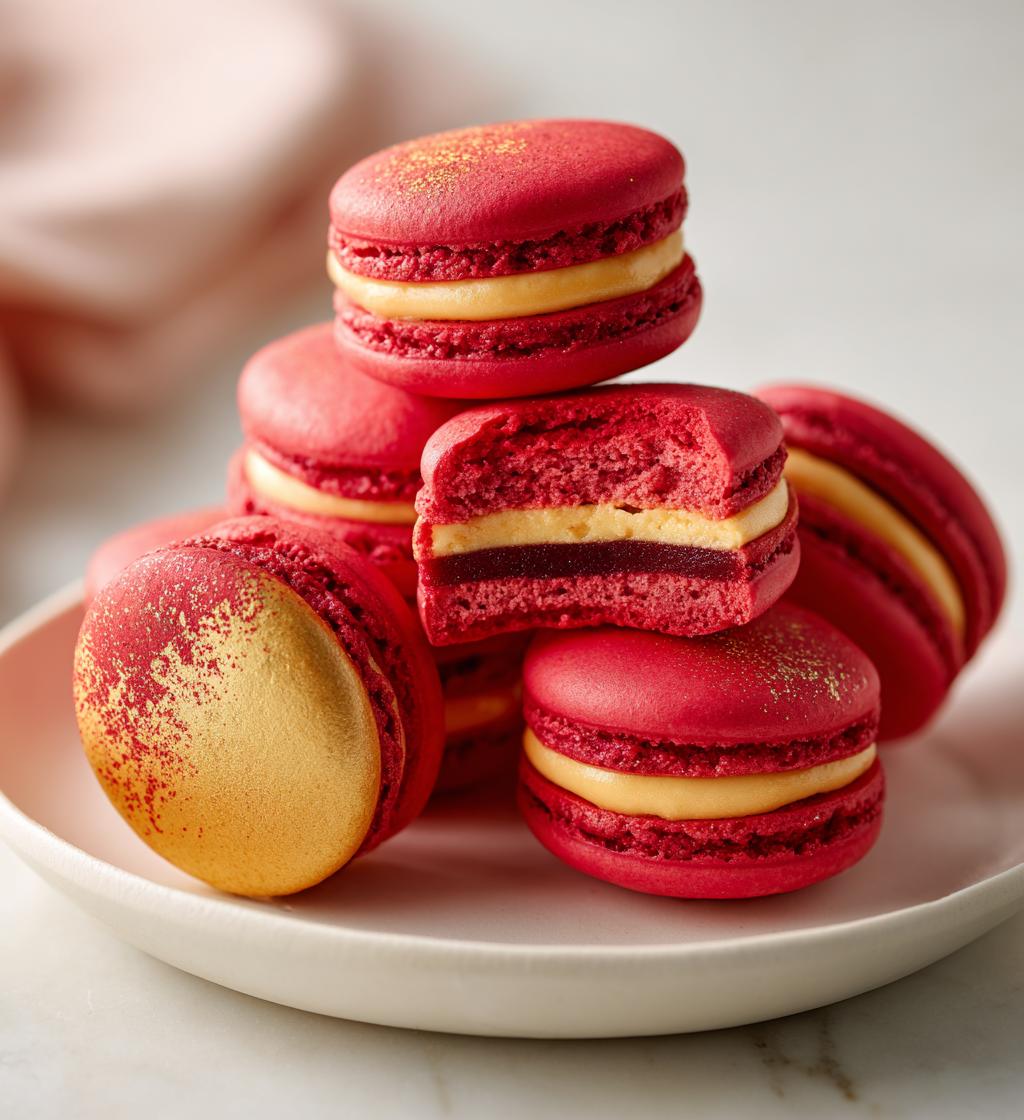 chinese new year macaron