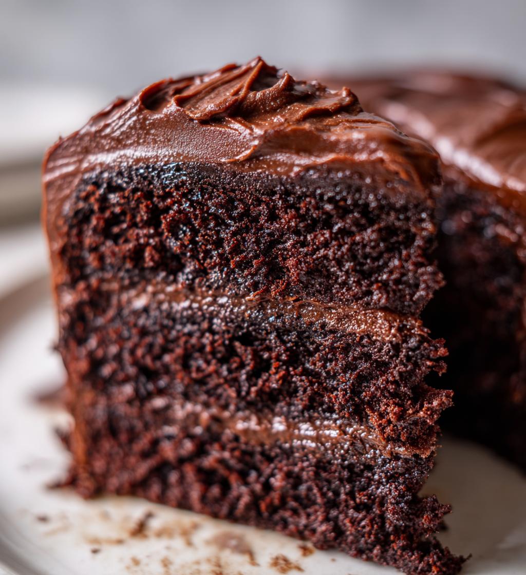 chocolate christmas cake