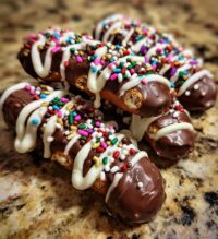 chocolate covered pretzels christmas