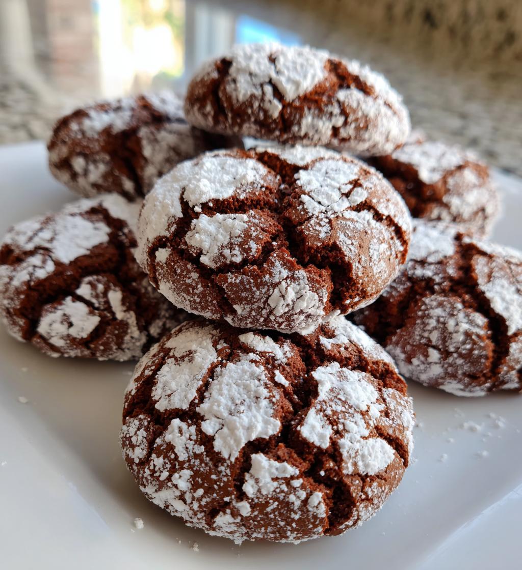 chocolate crinkle cookies