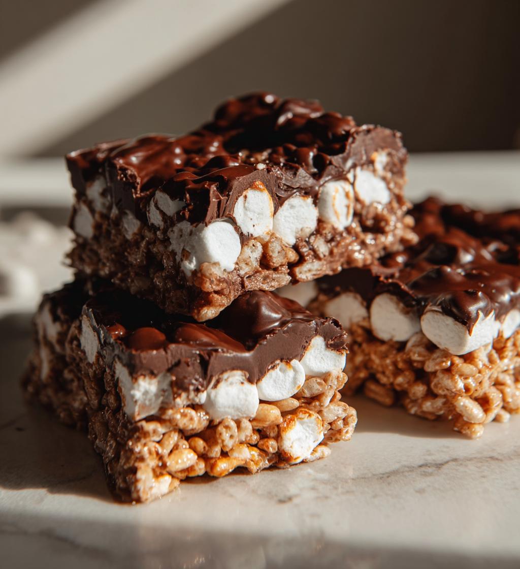 chocolate marshmallow squares