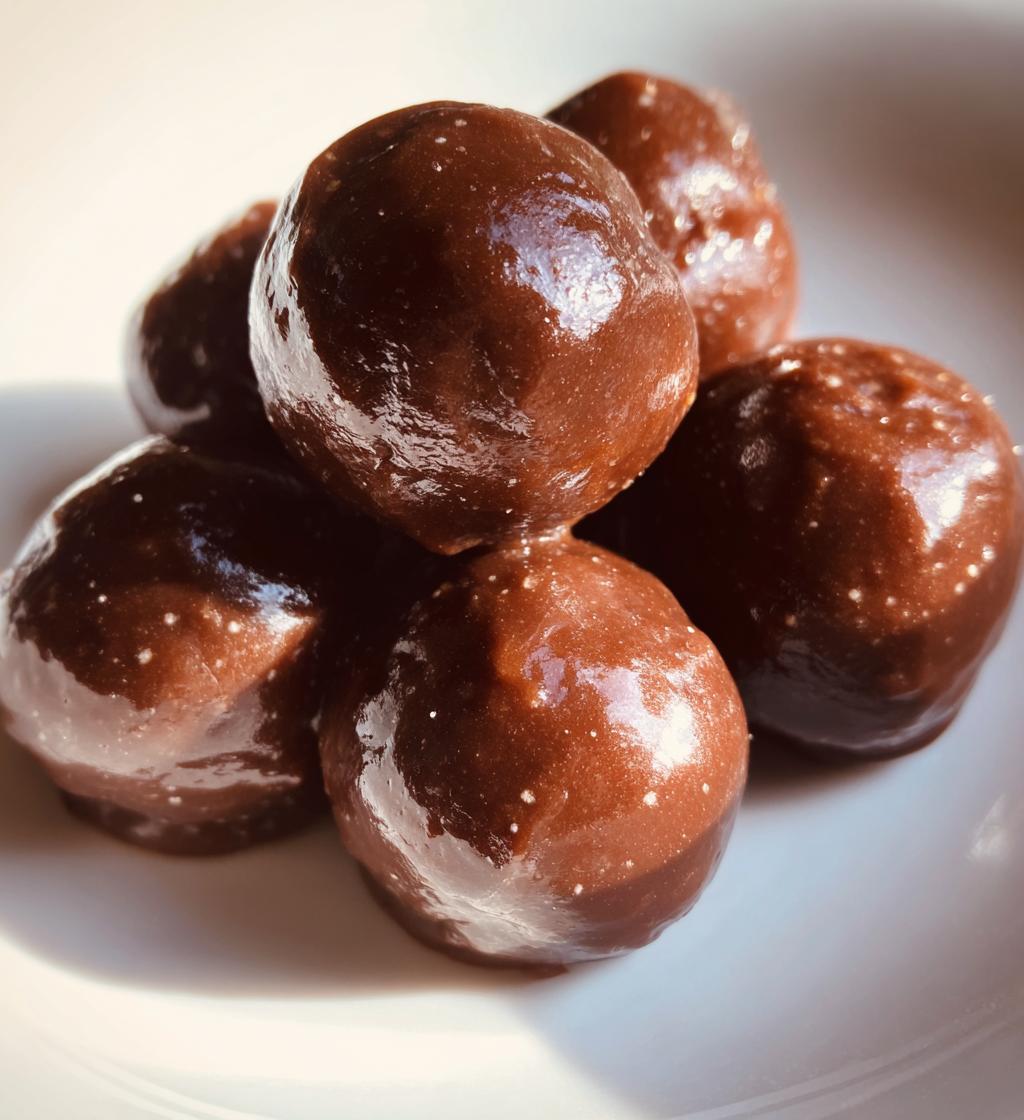 chocolate peanut butter balls