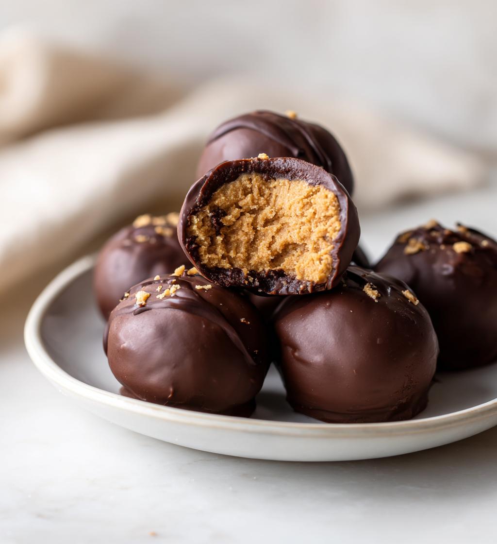 chocolate peanut butter balls