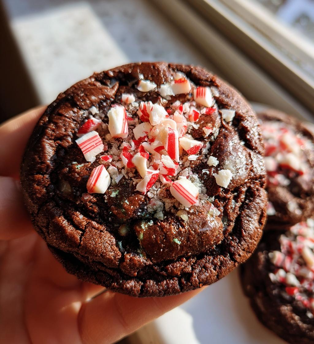 chocolate peppermint cookies