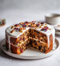 christmas and new year cake