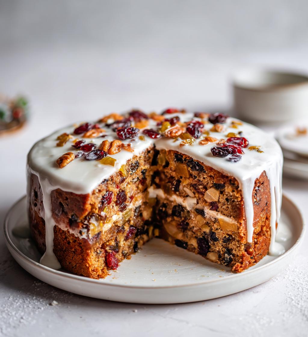 christmas and new year cake