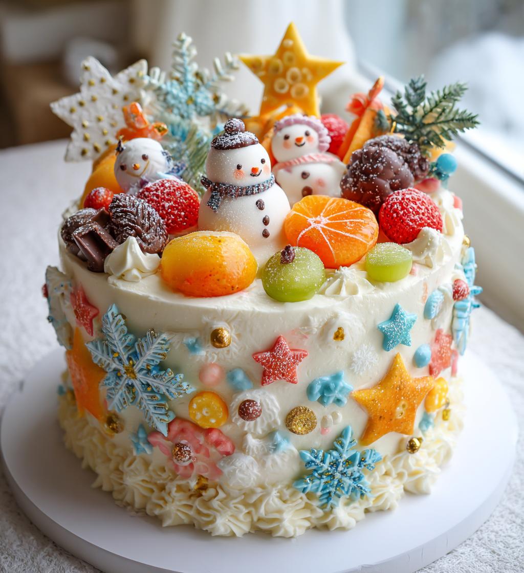 christmas cake decoration ideas
