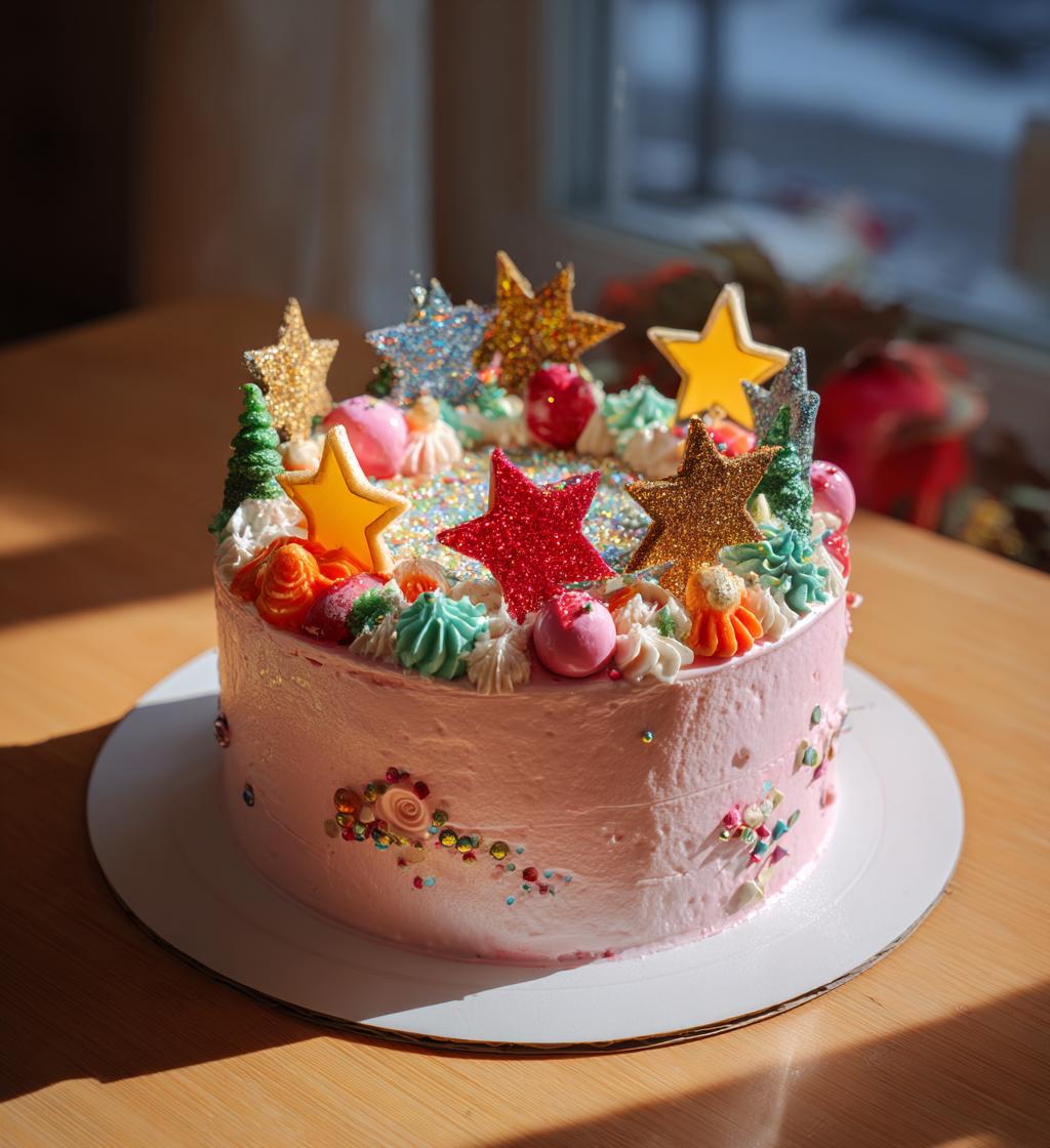 christmas cake topper
