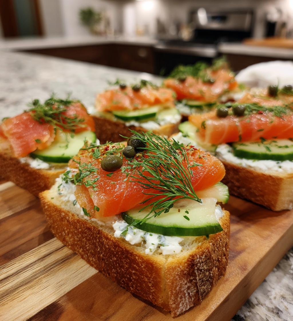 christmas canapes