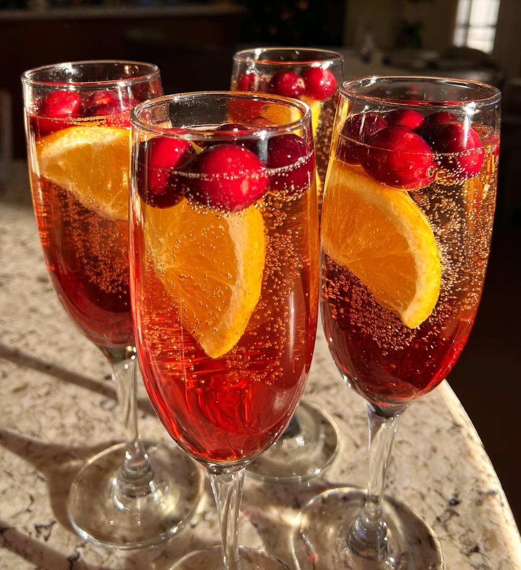 christmas champagne
