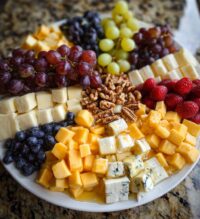 christmas cheese platter