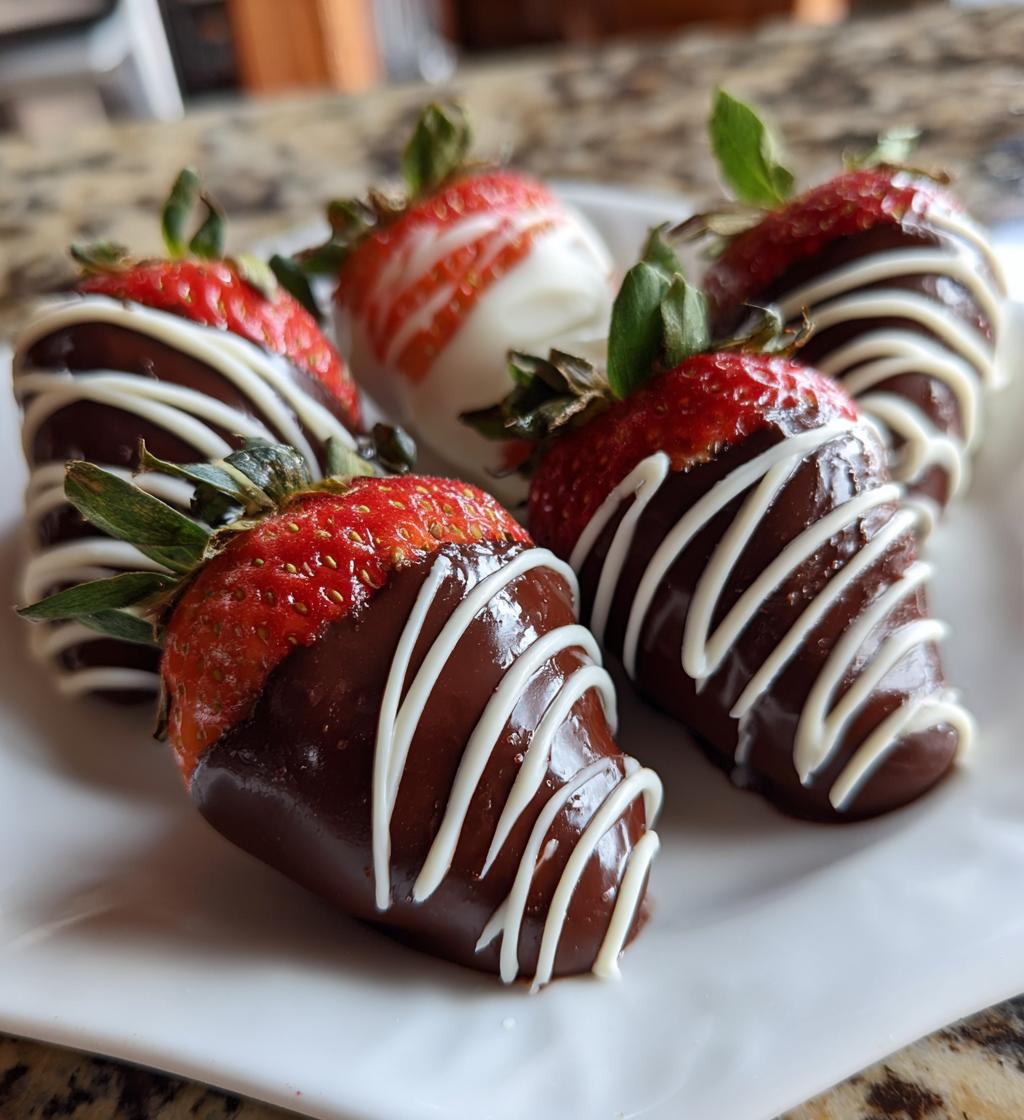 christmas chocolate covered strawberries