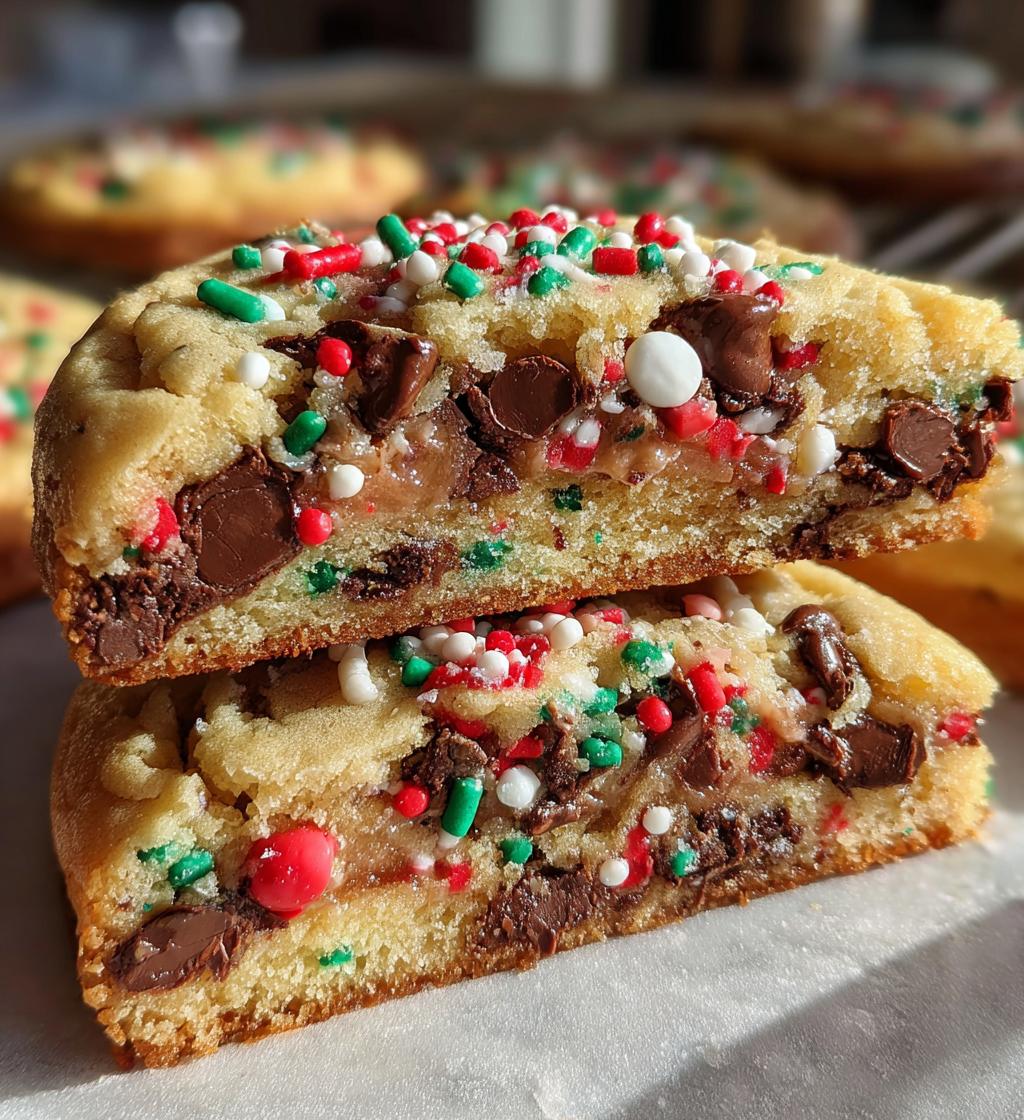christmas cookie cake