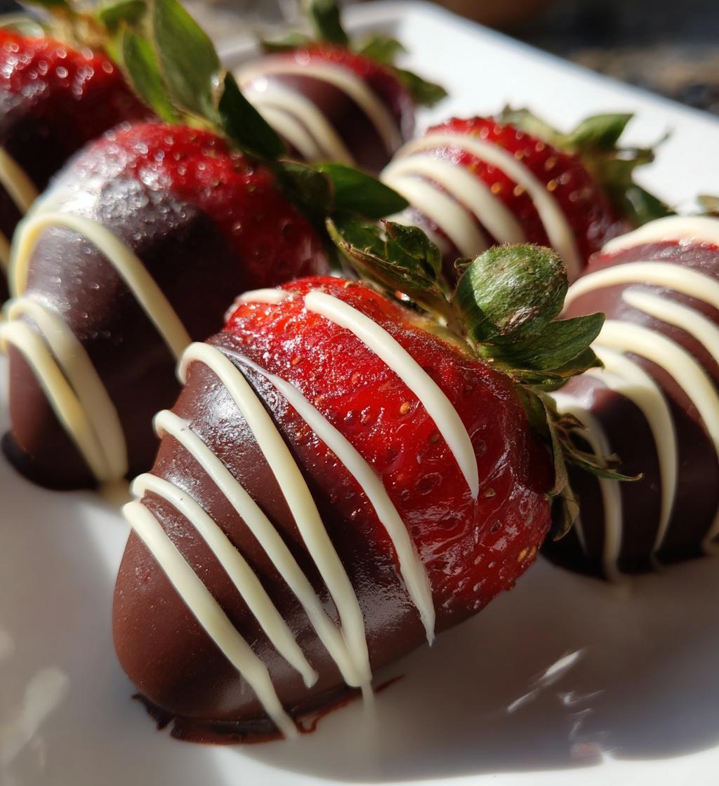 christmas covered strawberries