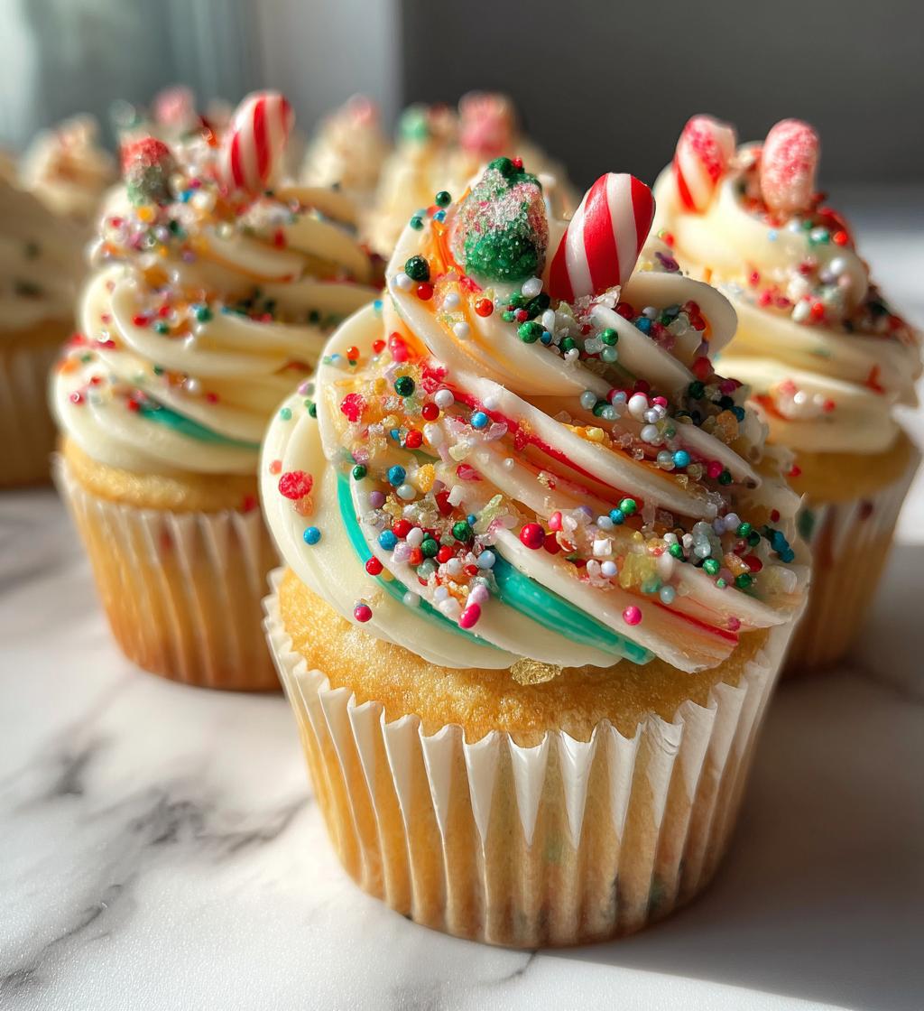 christmas cupcakes decoration