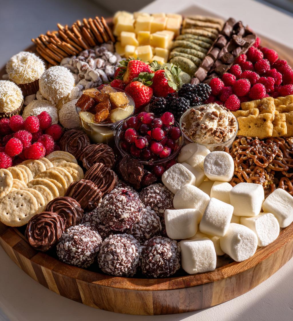 christmas dessert charcuterie board