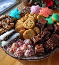 christmas dessert platter