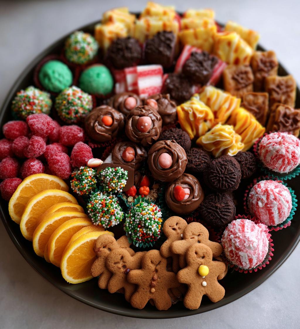 christmas dessert platter