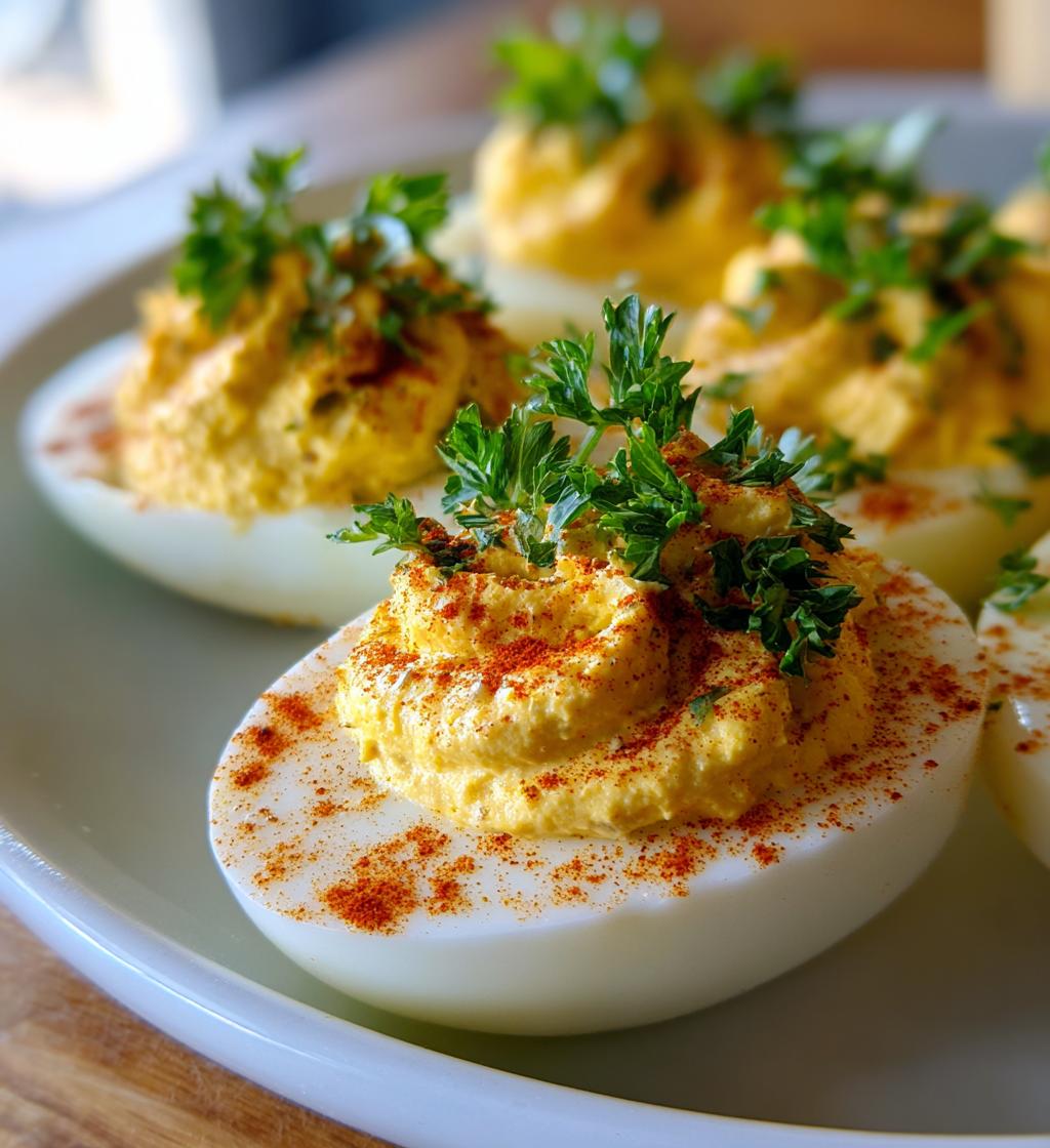 christmas deviled eggs