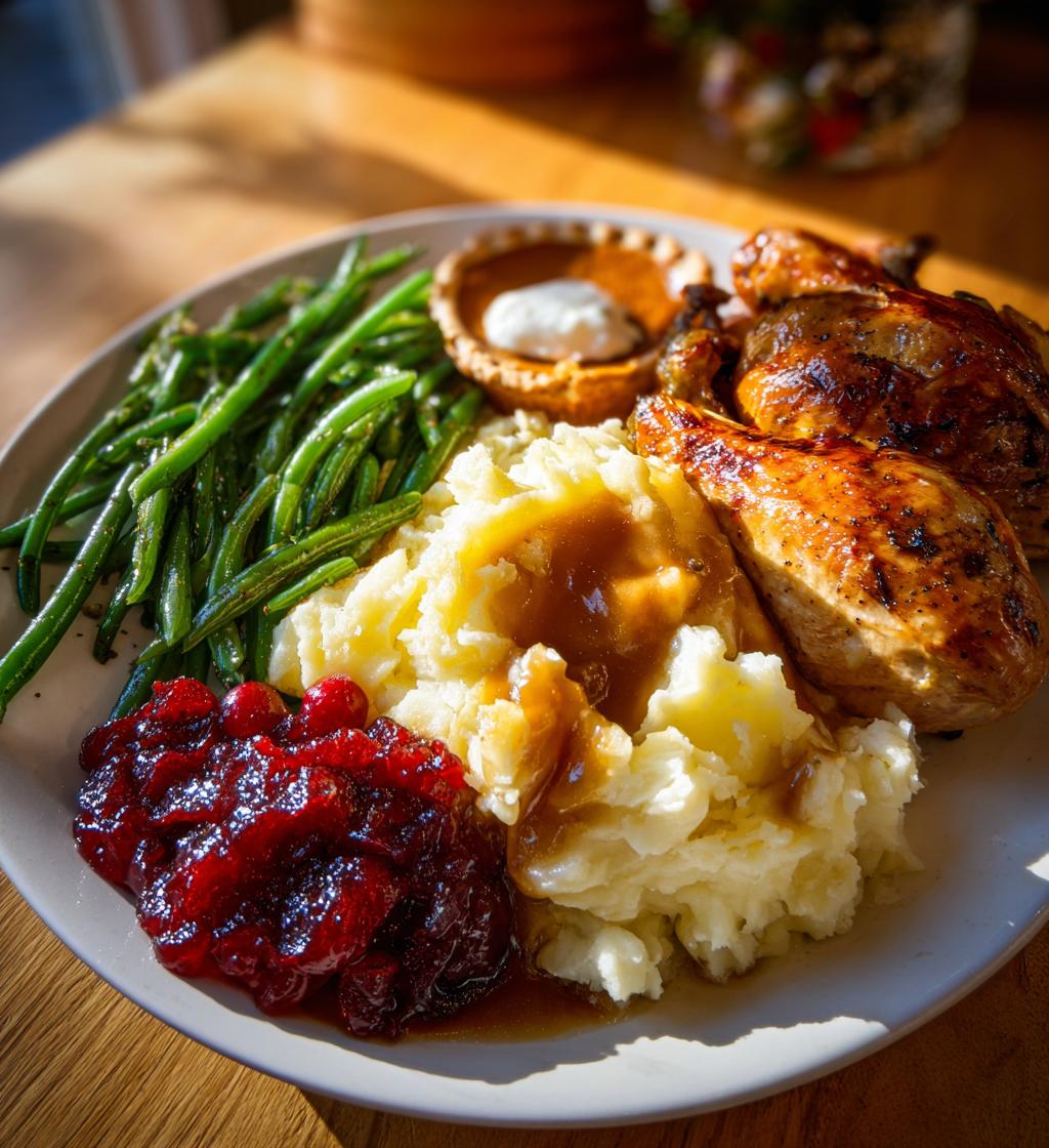 christmas dinner food