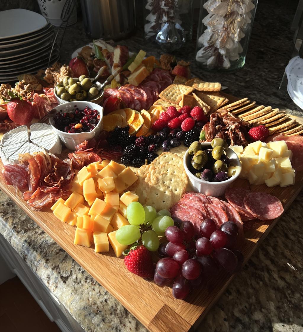 christmas graze board