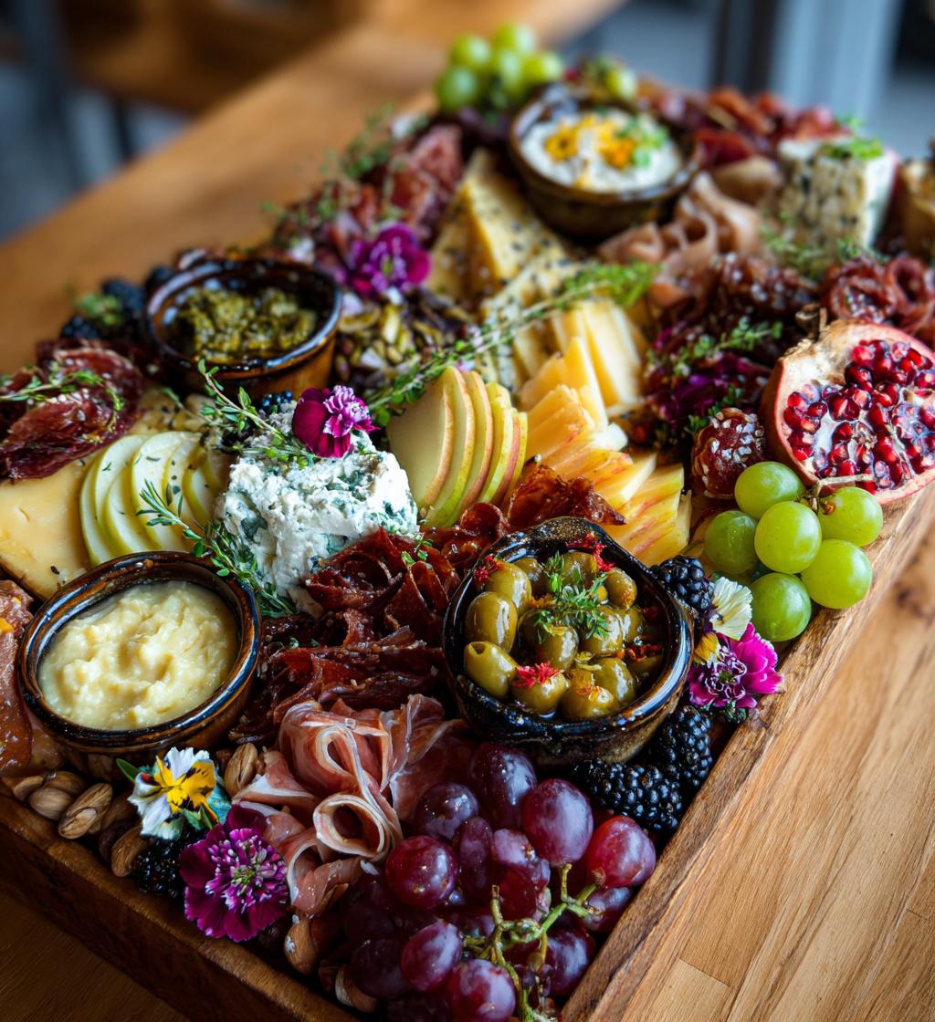 christmas grazing board