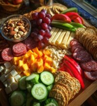 christmas grazing table