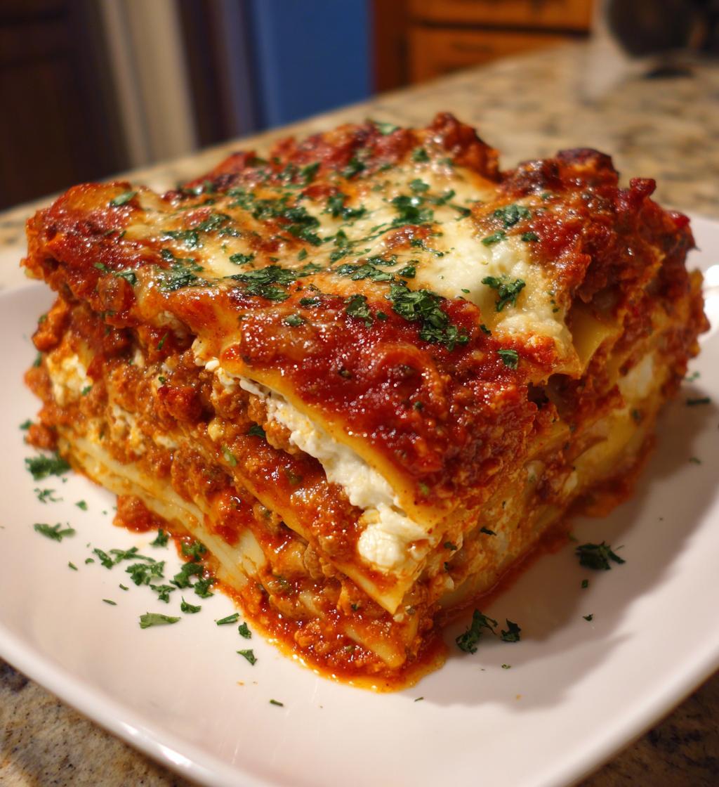 christmas lasagna