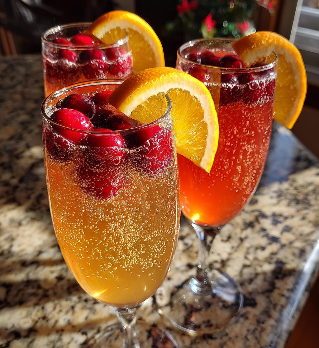christmas mimosas