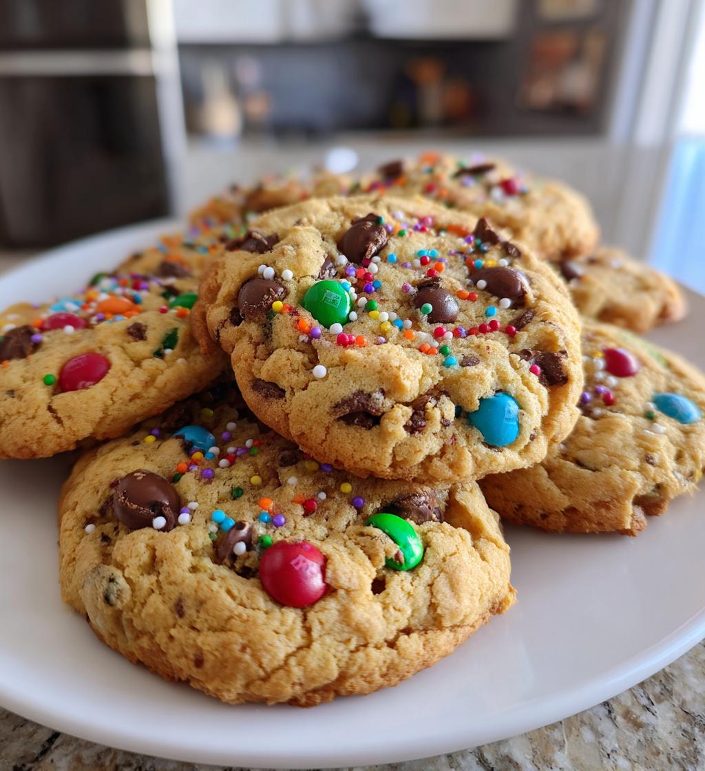 christmas monster cookies