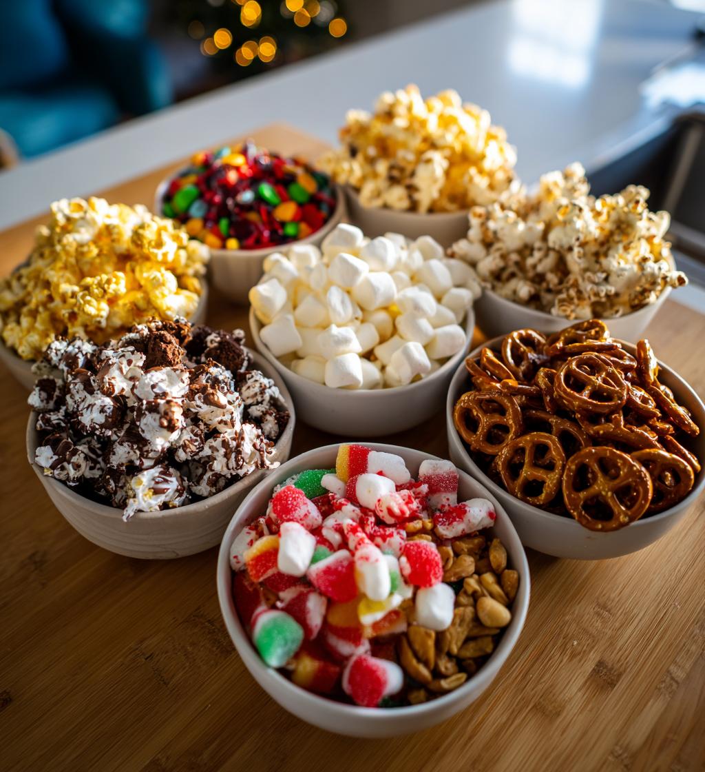 christmas movie night snacks