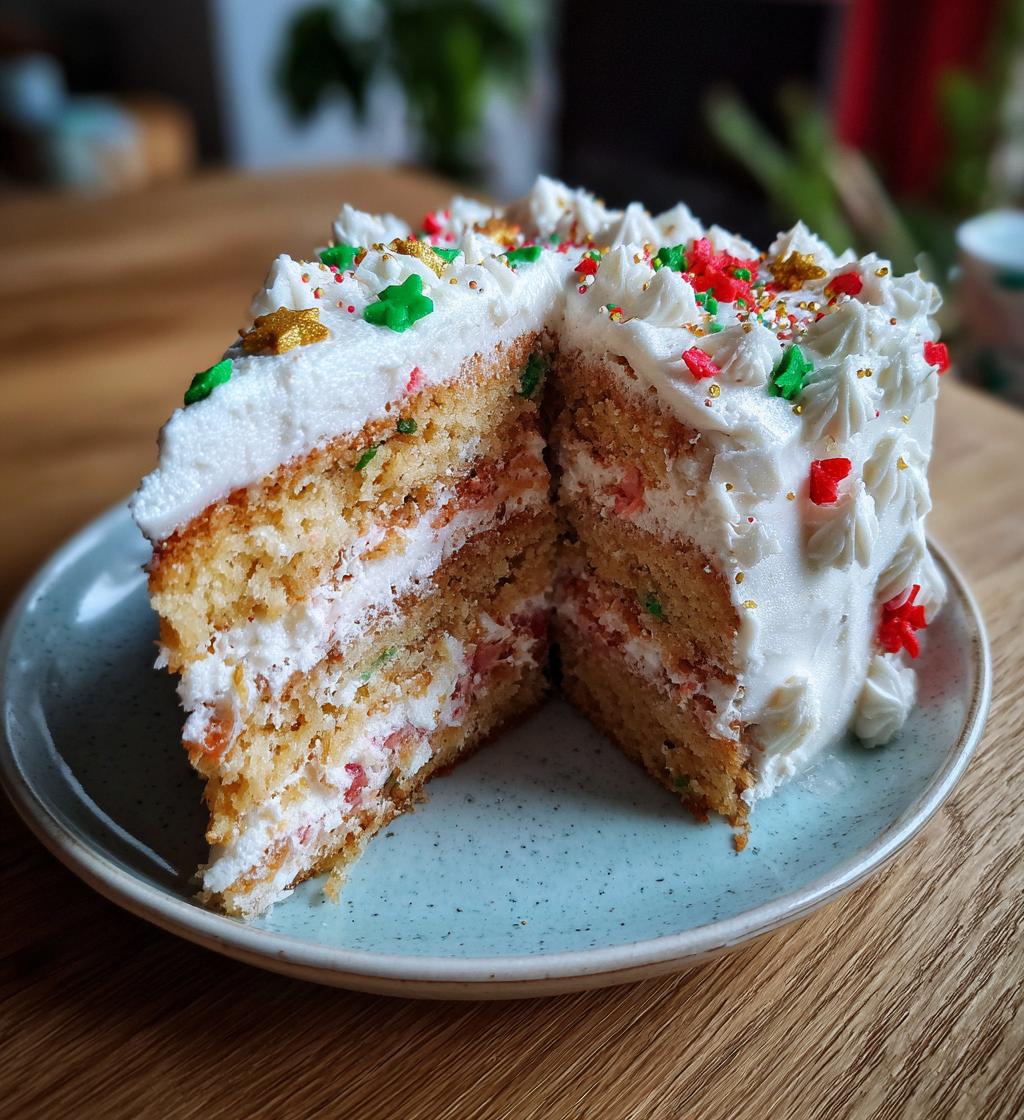 christmas party cake