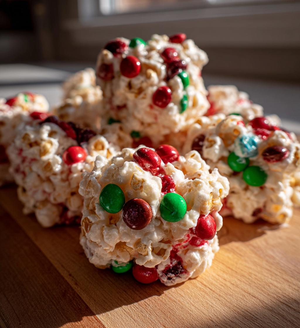 christmas popcorn balls