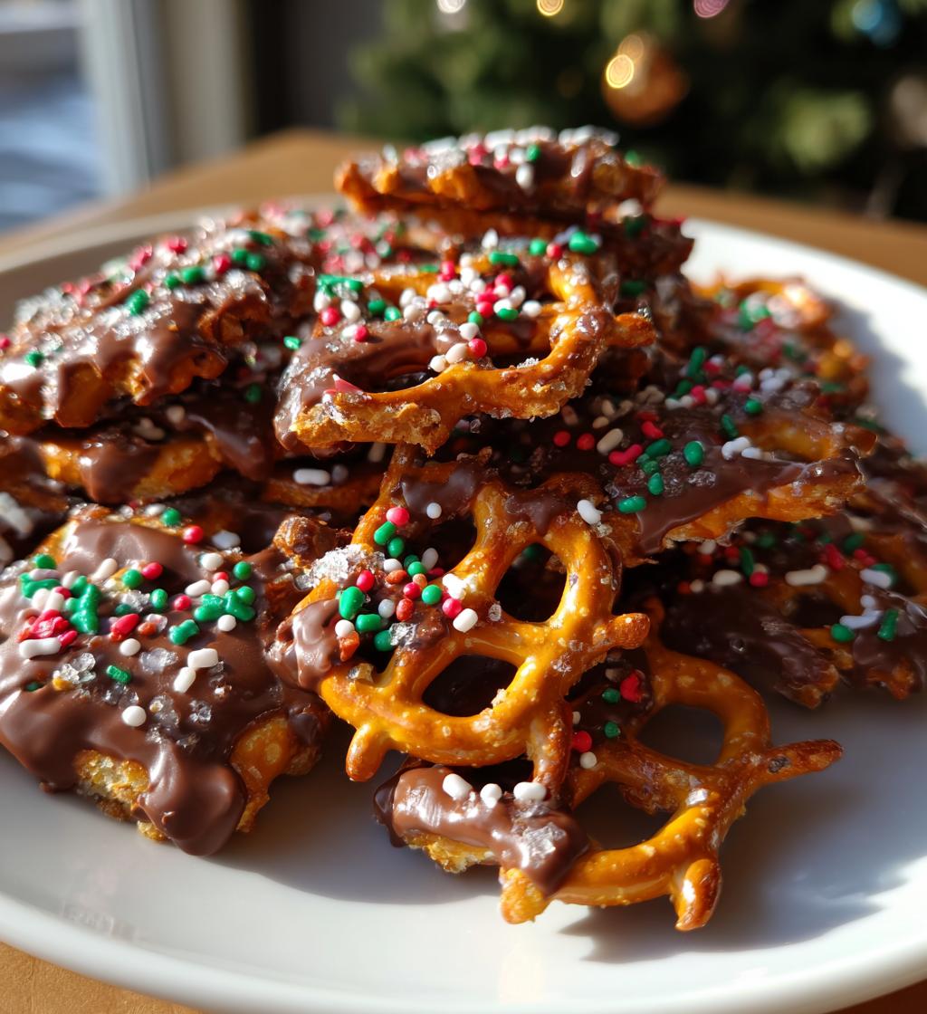 christmas pretzel treats